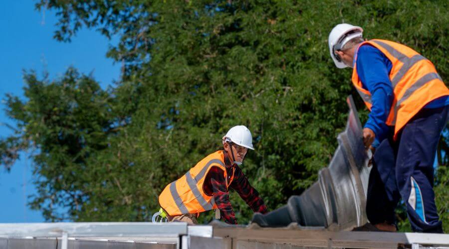 Professional metal roof installation in Marks, MS